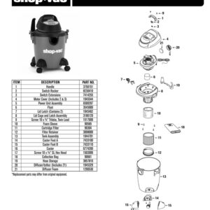 Shop-Vac 5-Gallon 2.0 Peak HP Wet/Dry Vacuum