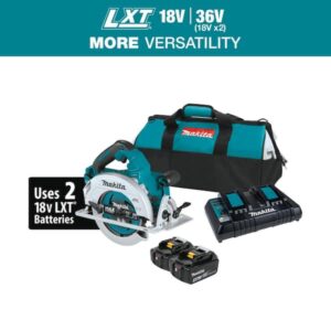 Makita 18V X2 LXT Lithium-Ion Brushless 7-1/4″ Cordless Circular Saw